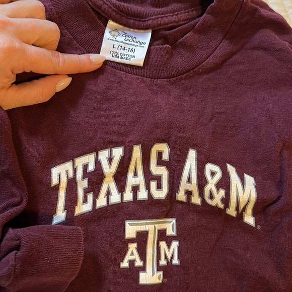 👚SOLD 👚 Texas A&M Tshirt Lot Short and Long Sleeve Women’s XS - Picture 6 of 13